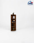 VASAGLE Hoekrek 4 Niveaus – Boekenrek Hoekkast 129,5 cm (LBC42BGC1)