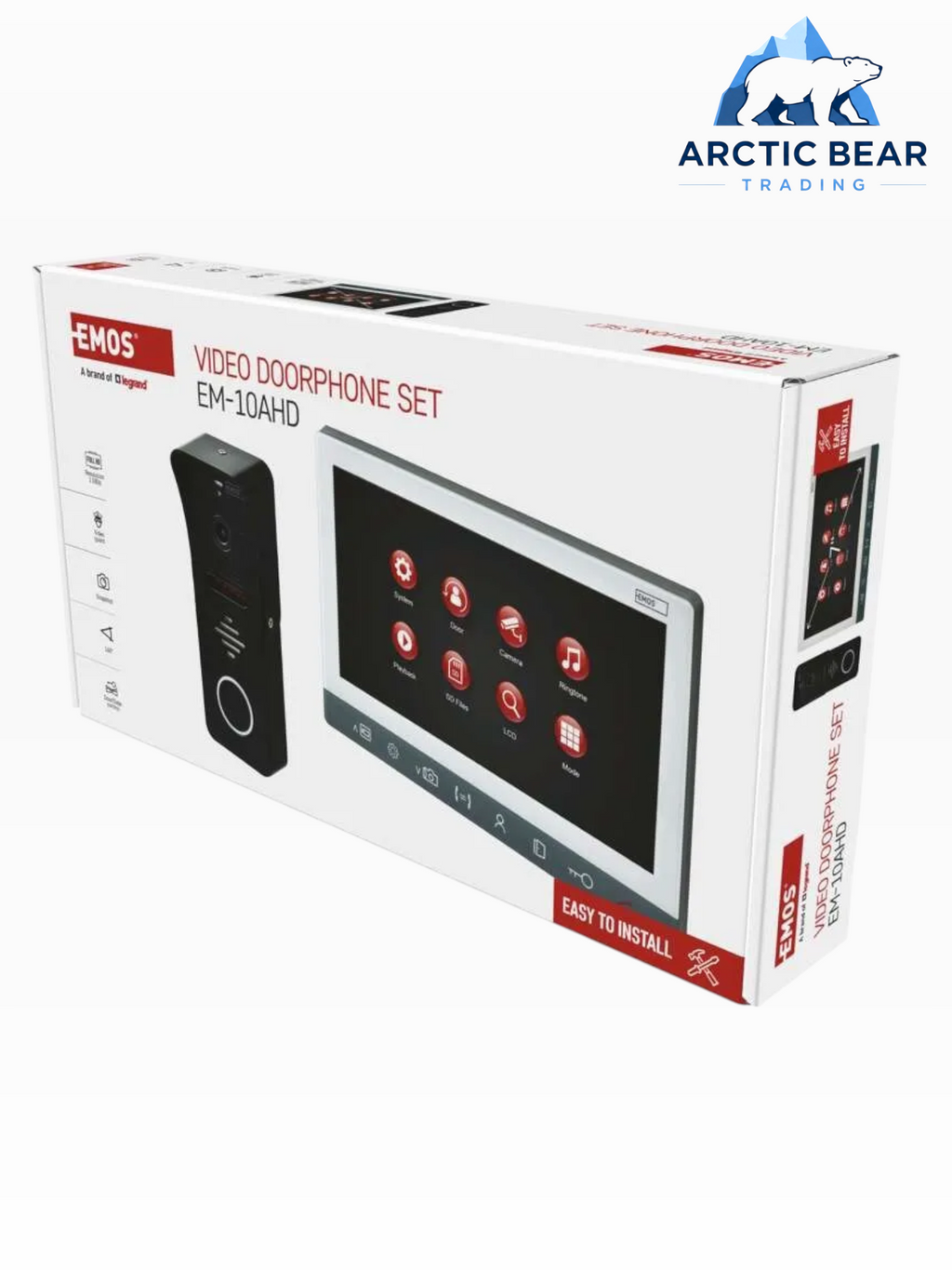 EMOS H3010 – Video Deurintercom Set met 7" Monitor & 1080p AHD Camera