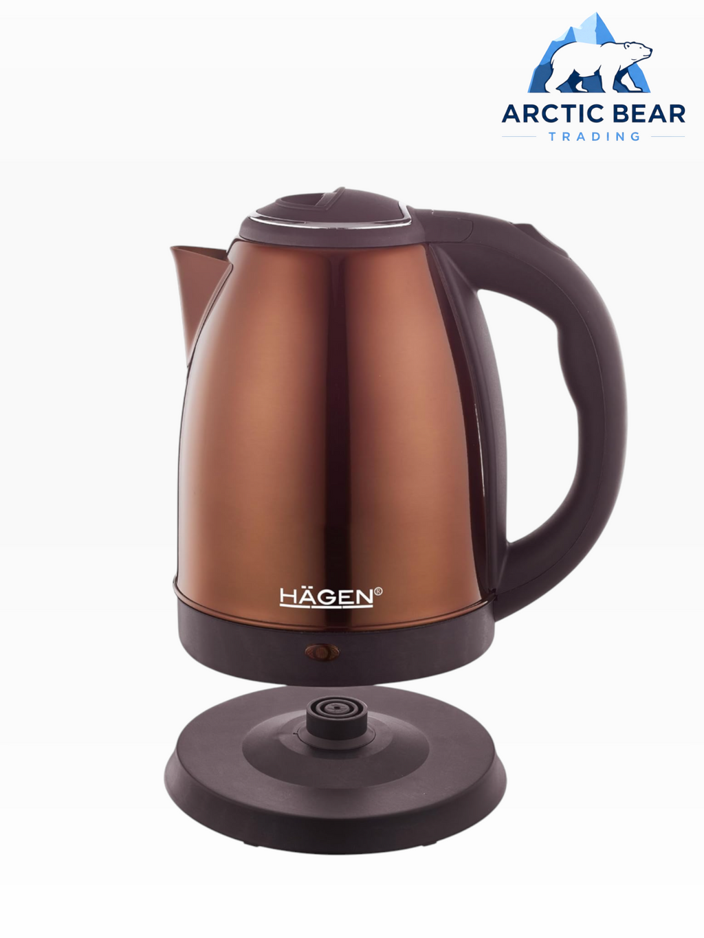 Hagen HA-5525COP – Elektrische Waterkoker 1.7L – Koperkleur
