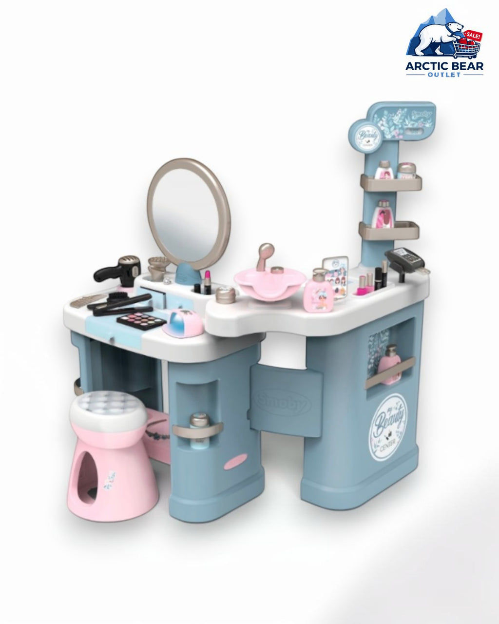 Smoby My Beauty Center – Speelkaptafel met Spiegel, Krukje & 30+ Accessoires